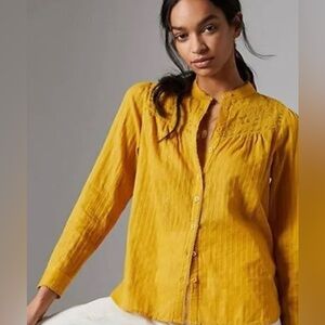 Like new Anthropologie Pilcro Victoria Lace Buttondown